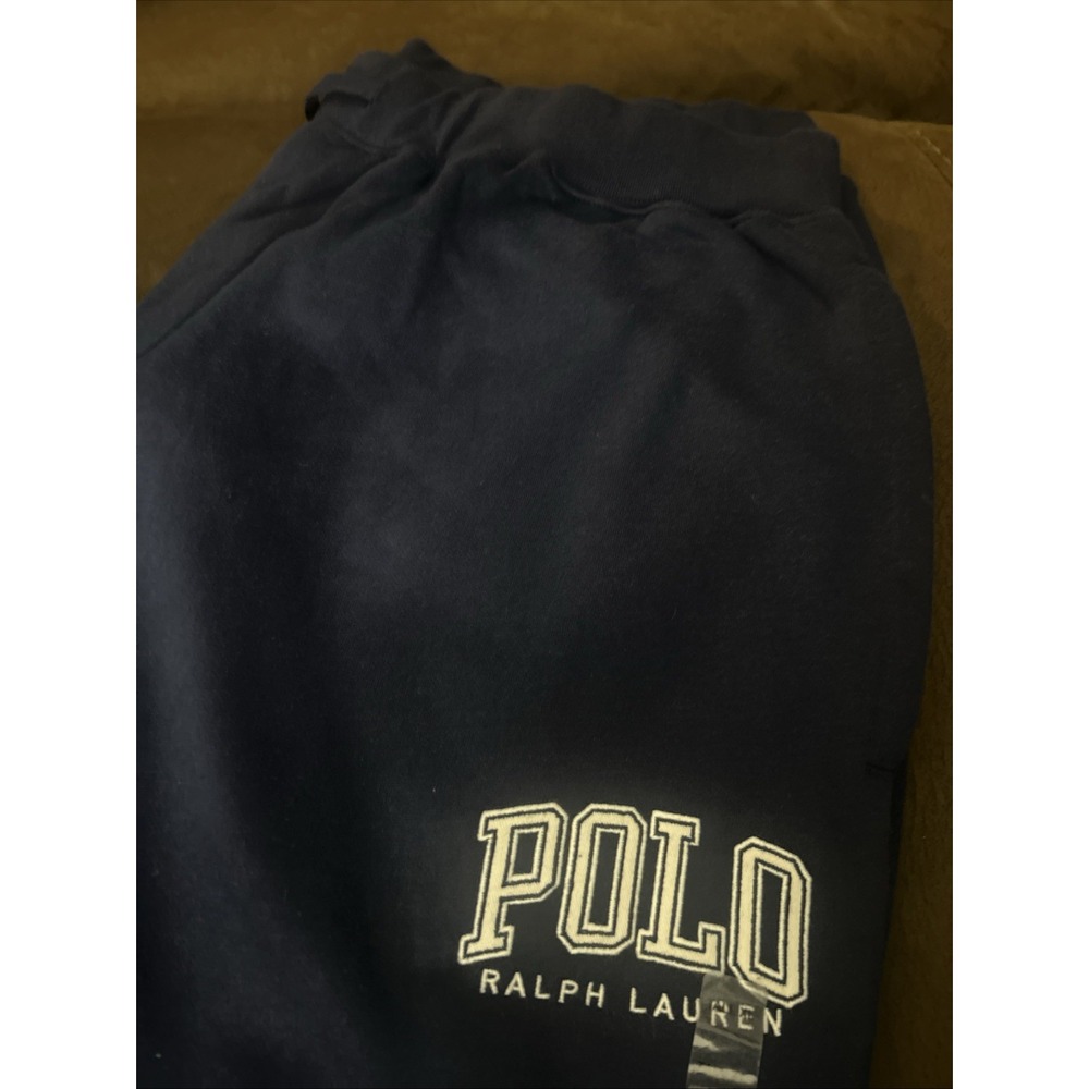 NWT Men's Polo Ralph Lauren XLT Embroidered Logo Jogger Sweatpants Navy